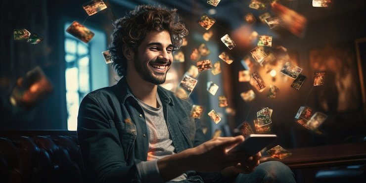 Pengguna memantau status layanan dari ponsel